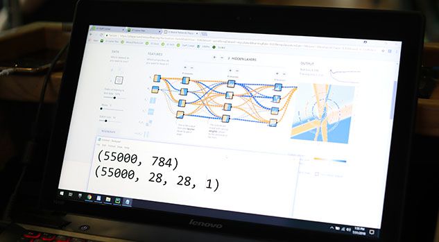 screenshot of python ai machine learning code